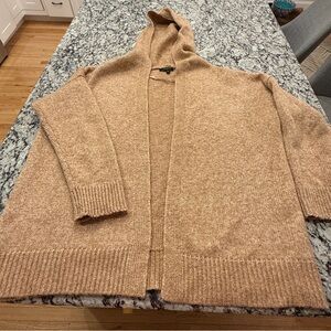 Banana Republic Women's Brown Hooded Cardigan